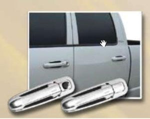 Dodge 2002-2008 Ram Chrome Door Handle Cover 4D W/Passenger Side Keyhole Performance