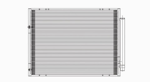 Toyota 04-10 Toyota Sienna W/ R/D Ac Condenser (Pfc) (1) Pc Replacement 2004,2005,2006,2007,2008,2009,2010