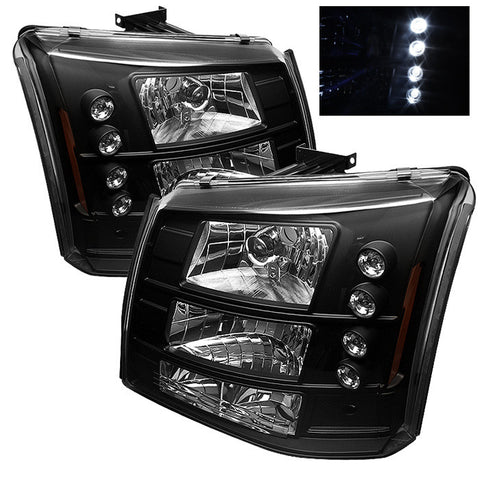 Chevy Silverado 1500HD 03-07 Euro Headlights-o