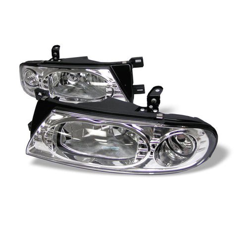 Nissan Altima 93-97 Crystal Headlights - Chrome