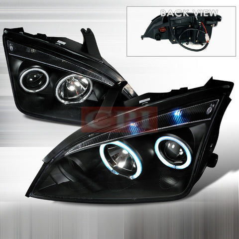 Ford 2005-2007 Ford Focus 4D Zx4 Projector Head Lamps/ Headlights 1 Set Rh&Lh Performance 2005,2006,2007-w