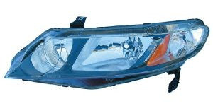 Honda Civic  4D 09/Hybrid 06-09 Headlight (W/Clear Parking Lens) Head Lamp Passenger Side Rh