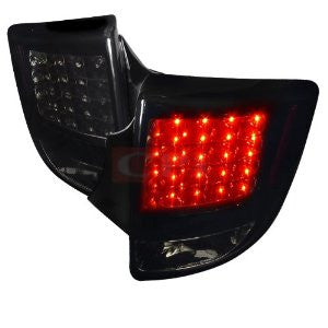 Toyota 00-05 Toyota Celica Led Tail Lights Glossy Black Housing With Smoke Lens