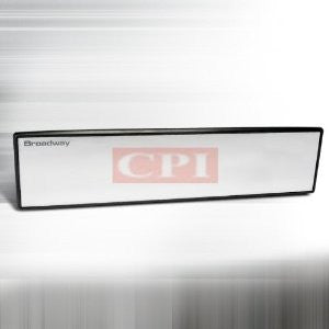 Broadway 240mm Flat Blue Rear View Mirror - Wide Angle Convex Mirror For Cars & Trucks