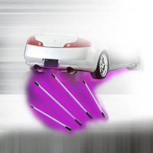 Purple Neon Underbody Under Car Kit Light 4Pcs Universal Performance-v