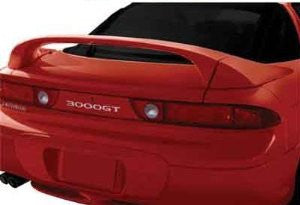 Mitsubishi 1991-1998 300Gt Factory 3-Pc Mid Wing Style W/Led Light Spoiler Performance-p