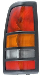 Silverado  3500 Series  99- 03 Tail Light (W/Black Rim) Tail Lamp Driver Side Lh