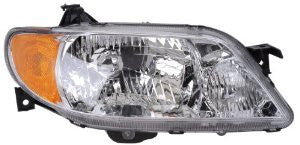 Mazda Protege (Alum Bezel) 01-03 Headlight   Lh Head Lamp Passenger Side Rh