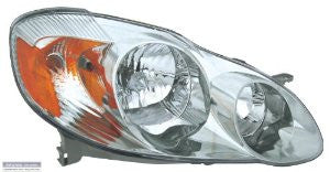 Toyota 03-04 Corolla S Headlight Assy Lh Black