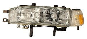 Honda Accord Headlight  Assembly 90-91 (Combination) Rh Head Lamp Passenger Side Rh