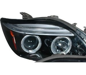 Scion Tc Halo Projector Headlight Gloss Black Housing Smoke Lens