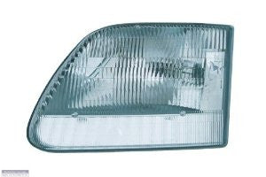 Ford 01-04 F250 Ld Xl, Xlt, Lariat Model Headlight Assy Rh  W/O Bracket, W/O Lightning Model, W/O Stx Edition, W/O Heritage