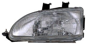 Honda Civic  3/4D 92-95 Headlight  Sdn Only Rh Head Lamp Passenger Side Rh