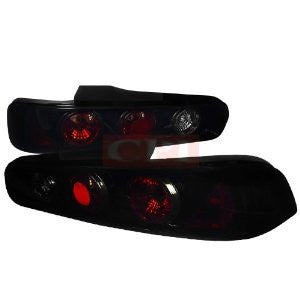 Acura 94-01 Acura Integra Euro Tail Lights Glossy Black Housing With Smoke Lens