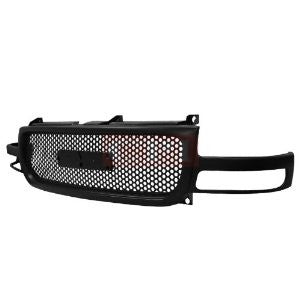 Gmc 99-02 Gmc Sierra Front Upper Grille Mesh Black