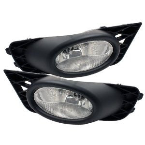 Honda Civic 2009-2010 4Dr Oem Style Fog Lights-Clear Performance 1 Set Rh & Lh 2009,2010-n