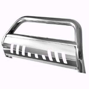 Dodge Dakota 05-10 3inch Stainless T-304 Grille Bull Bar - Chrome