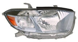 Toyota Highlander  Hybrid 08 Headlight  Head Lamp Passenger Side Rh