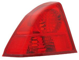 Honda Civic  Hybrid/Sedan 03-05 Tail Light  Tail Lamp Passenger Side Rh