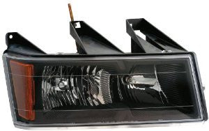 Chevy Colorado/Gmc Canyon P/U 04-09 Headlight (Black Housing)    Head Lamp Passenger Side Rh