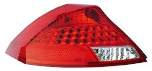 Honda Accord Coupe 06-07 Tail Light (Black Rim) Tail Lamp Passenger Side Rh