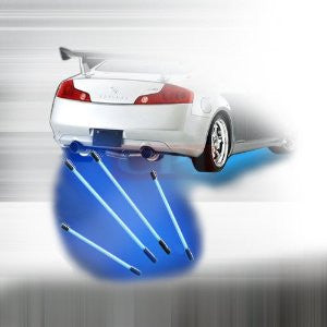 Blue Neon Underbody Under Car Kit Lights 4Pcs Universal PERFORMANCE