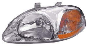 Honda Civic  Sdn/Hbk /Cpe 96-98 Headlight (Comb) Lh Head Lamp Passenger Side Rh