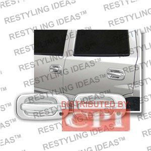 Chevrolet 2002-2006 Avalanche Chrome Door Handle Cover Panel Only W/ Passenger Side Keyhole Performance