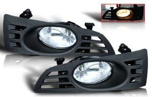 03-05 honda accord 2dr oem style fog light - clear (wiring kit included) performance
