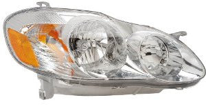 Toyota Corolla 03-04 (S Model) Hl Rh Head Lamp Passenger Side Rh