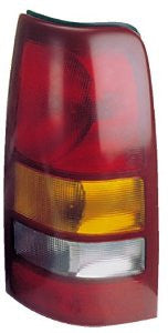 Chevy Silverado P/U 99-02 (1500,2500 Series)Tail Light  (Fleet Side) Lh Tail Lamp Driver Side Lh