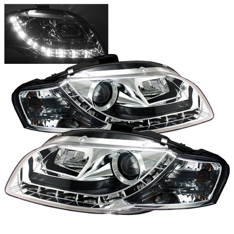 Audi A4 06-08 Projector Headlights - Halogen Model Only ( Not Compatible With Xenon/HID Model ) -q