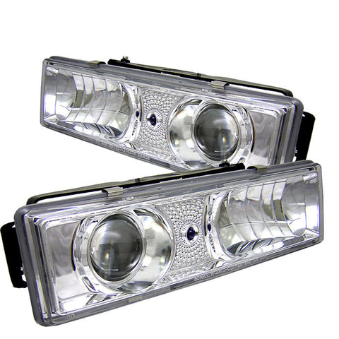 Chevy Suburban 88-98 Projector Headlights - Chrome -z