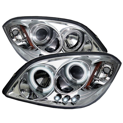 Pontiac Pursuit 05-06 Projector Headlights - CCFL Halo - LED ( Replaceable LEDs ) -a