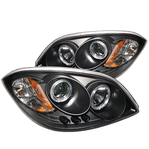 Pontiac Pursuit 05-06 Projector Headlights - LED Halo - LED ( Replaceable LEDs ) -c