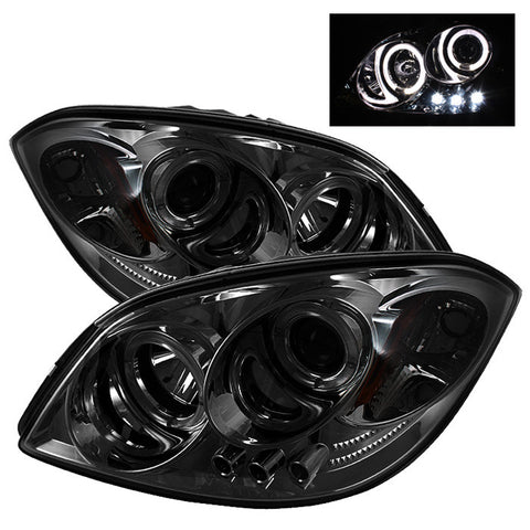 Pontiac Pursuit 05-06 Projector Headlights - LED Halo - LED ( Replaceable LEDs )-e