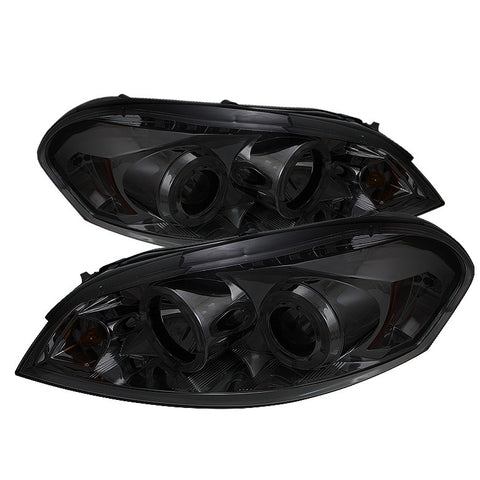 Chevy Monte Carlo 06-07 - Projector Headlights - LED Halo -  LED ( Replaceable LEDs )  -p