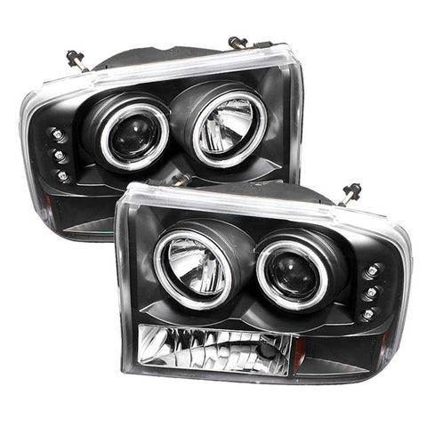 Ford Excursion 00-04 1PC Projector Headlights -v