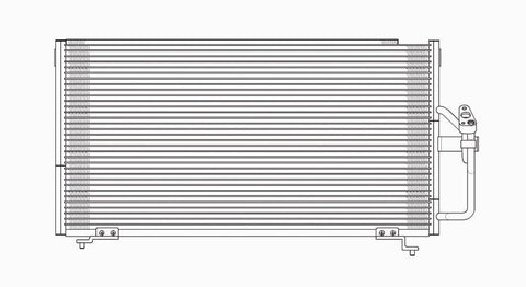 Mitsubishi 99-03 Mitsubishi Galant Ac Condenser (Pfc) (1) Pc Replacement 1999,2000,2001,2002,2003