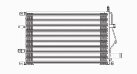 Volvo 01-07 Volvo 60 Series/70 Series/ 99-06 Volvo 80 Series Ac Condenser (Pfc) (1) Pc Replacement 2001,2002,2003,2004,2005,2006,2007