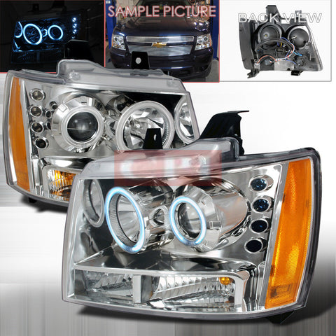 Chevrolet 2007-2008 Chevy Avalanche Projector Head Lamps/ Headlights-t