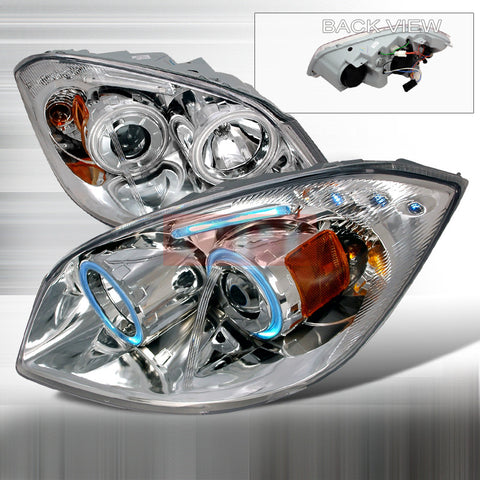 Chevrolet 2005-2006 Chevy Cobalt Halo Led Projector Head Lamps/ Headlights-y