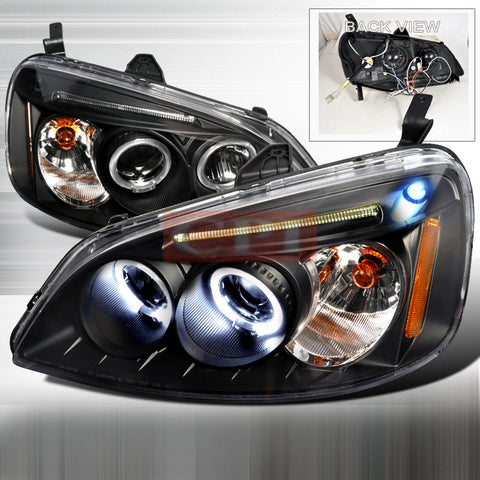 Honda 01-03 Honda Civic Ccfl Projector Headlight-s