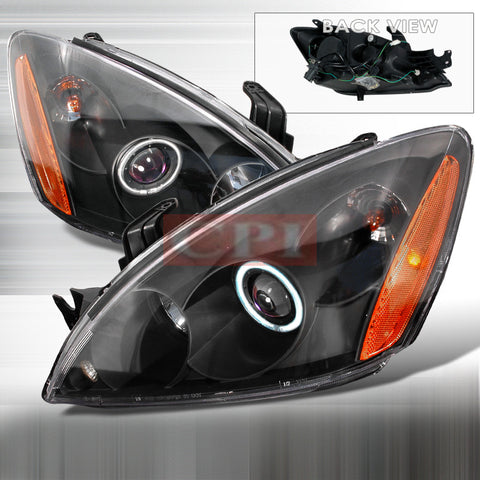 Mitsubishi 2004-2006 Mits Lancer Projector Head Lamps/ Headlights 1 Set Rh&Lh Performance 2004,2005,2006-a