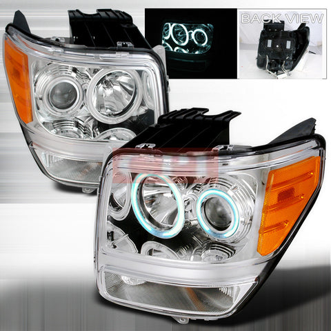 DODGE 2007-2008 DODGE NITRO HALO PROJECTOR HEAD LAMPS/ HEADLIGHTS 1 SET RH&LH   2007,2008