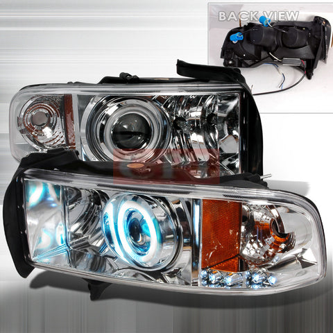 Dodge 1994-2001 Dodge Ram Projector Head Lamps/ Headlights-w