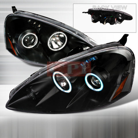 Acura 2005-2006 Acura Rsx Halo Projector Head Lamps/ Headlights 1 Set Rh&Lh Performance 2005,2006-f