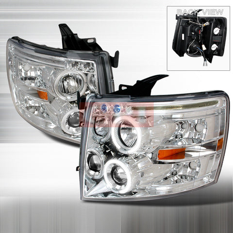 Chevrolet 07-10 Chevy Silverado Ccfl Projector Headlight-m