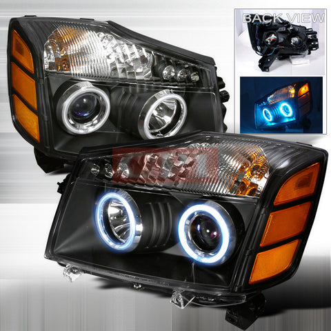 Nissan 2004-2006 Nissan Titan Projector Head Lamps/ Headlights-h