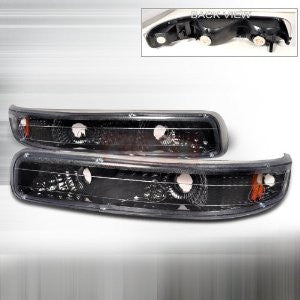 Chevy 99-03 Chevy Silverado Bumper Lights -Black